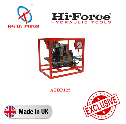 Bơm test áp suất sử dụng khí nén Hi-Force ATDP125