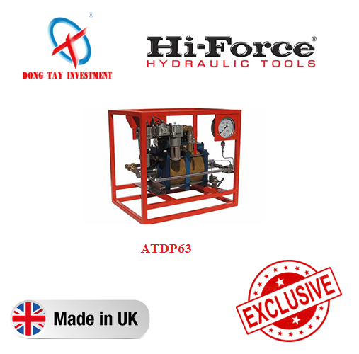 Bơm test áp suất sử dụng khí nén Hi-Force ATDP63